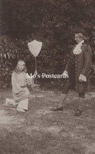 Load image into Gallery viewer, Theatrical Postcard - Child and Man Wearing Costumes  SW19552
