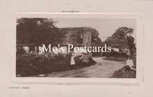 Load image into Gallery viewer, Vintage black and white photo of a cottage scene 
