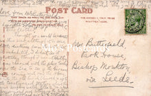 Load image into Gallery viewer, Vintage postcard with handwritten text and a stamp, featuring the brand &#39;No Postcards&#39;.
