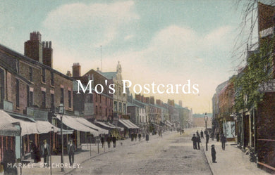 Lancashire Postcard - Market Street, Chorley  SW18681
