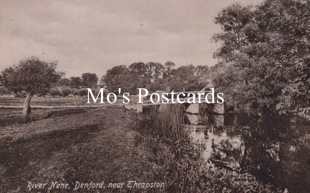 Northamptonshire Postcard - River Nene, Denford, Near Thrapston  SW18696