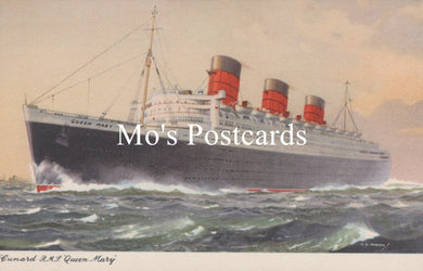 Shipping Postcard - Cunard R.M.S. Queen Mary SW18705