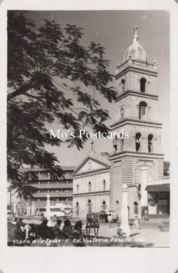 Mexico Postcard - Vista a La Iglesia ed.Victoria, Tamps  SW18719