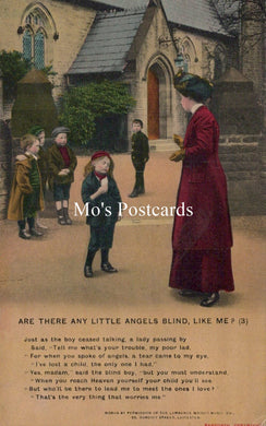 Bamforth Song Card Postcard - Are There Any Little Angels  SW18726