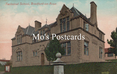 Wiltshire Postcard - Technical School, Bradford-on-Avon  SW18762
