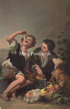 Load image into Gallery viewer, Art Postcard - Two Boys Eating Fruit, Spanish Artist Murillo  SW18766
