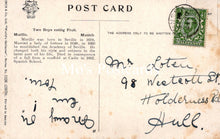 Load image into Gallery viewer, Art Postcard - Two Boys Eating Fruit, Spanish Artist Murillo  SW18766
