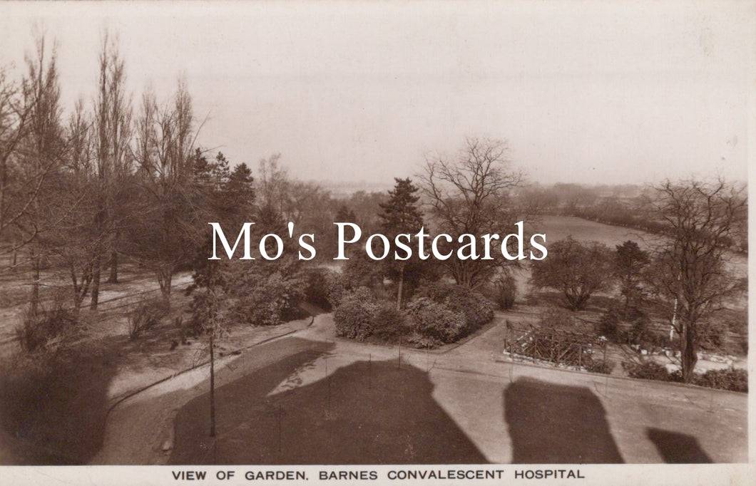 Cheshire Postcard - Cheadle, Barnes Convalescent Hospital, View of Garden  SW18777