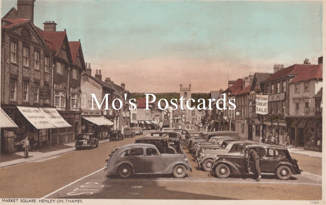 Oxfordshire Postcard - Market Square, Henley-on-Thames  SW18786