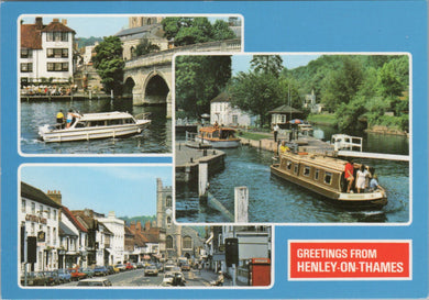 Oxfordshire Postcard - Greetings From Henley-On-Thames  SW17120