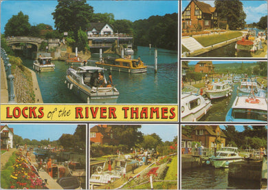 Travel Postcard - Locks of The River Thames  SW17121