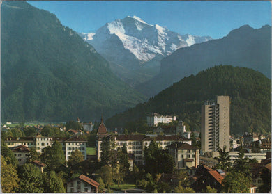 Switzerland Postcard - Interlaken and The Jungfrau   SW17128