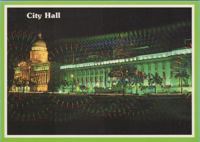 Singapore Postcard - City Hall National Day Celebrations   SW17151