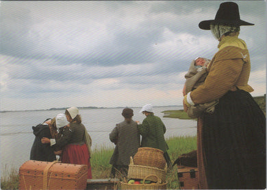 Lincolnshire Postcard - Mayflower Pilgrims at Killingholme SW17148