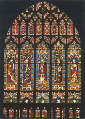 Lincolnshire Postcard - Lincoln Minster, The West Window  SW17152
