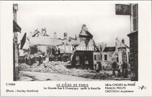 Load image into Gallery viewer, France Postcard - The Siege of Paris, Ruined Street   SW17710

