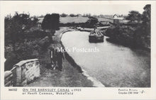 Load image into Gallery viewer, Yorkshire Postcard - On The Barnsley Canal c1905 - SW18059
