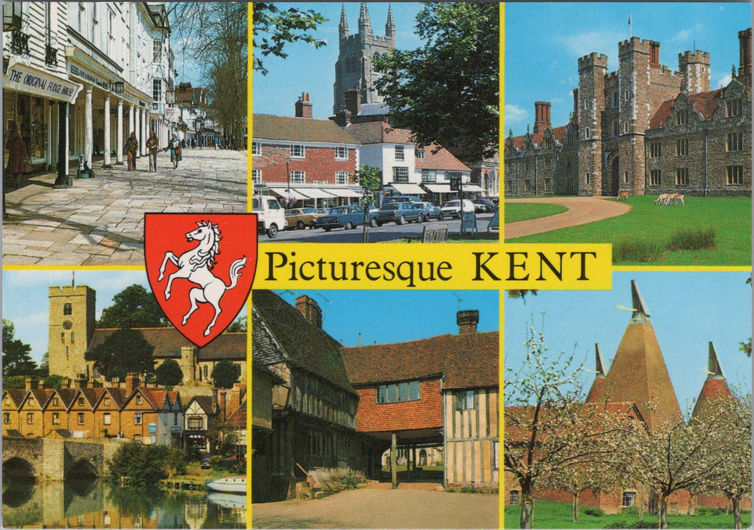 Kent Postcard - Views of Picturesque Kent   SW16853