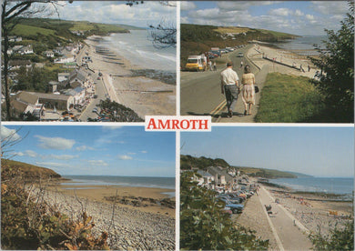 Wales Postcard - Views of Amroth, Pembrokeshire   SW16854