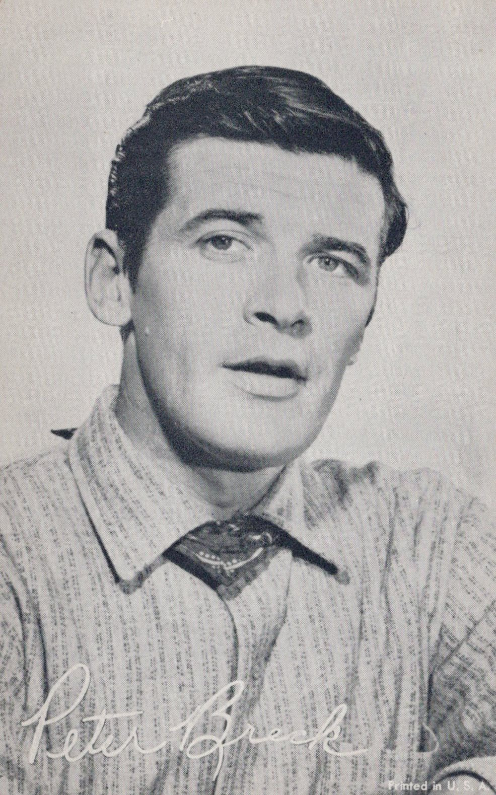 Film Star Postcard - American Actor Peter Breck  SW18635