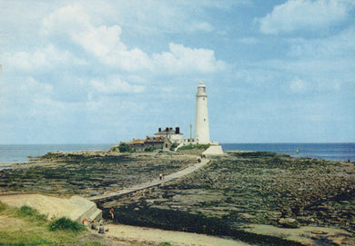 Northumberland Postcard - St Mary's Island, Whitley Bay  SW19198