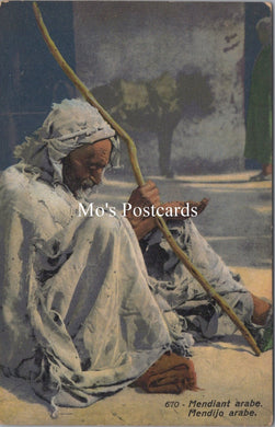 Ethnic Postcard - Mendijo Arabe, Arab Beggar   SX239