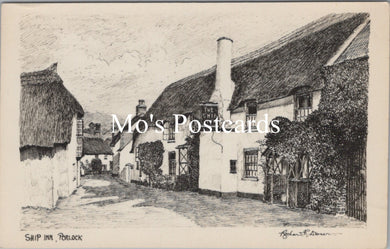 Somerset Postcard - The Ship Inn, Porlock   SX268