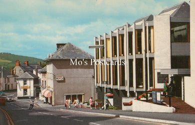Wales Postcard - Brecon, New Town Library  SW18555