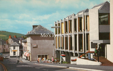 Wales Postcard - Brecon, New Town Library  SW18556