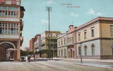 Egypt Postcard - Port Said, Rue De La Poste   SW18570