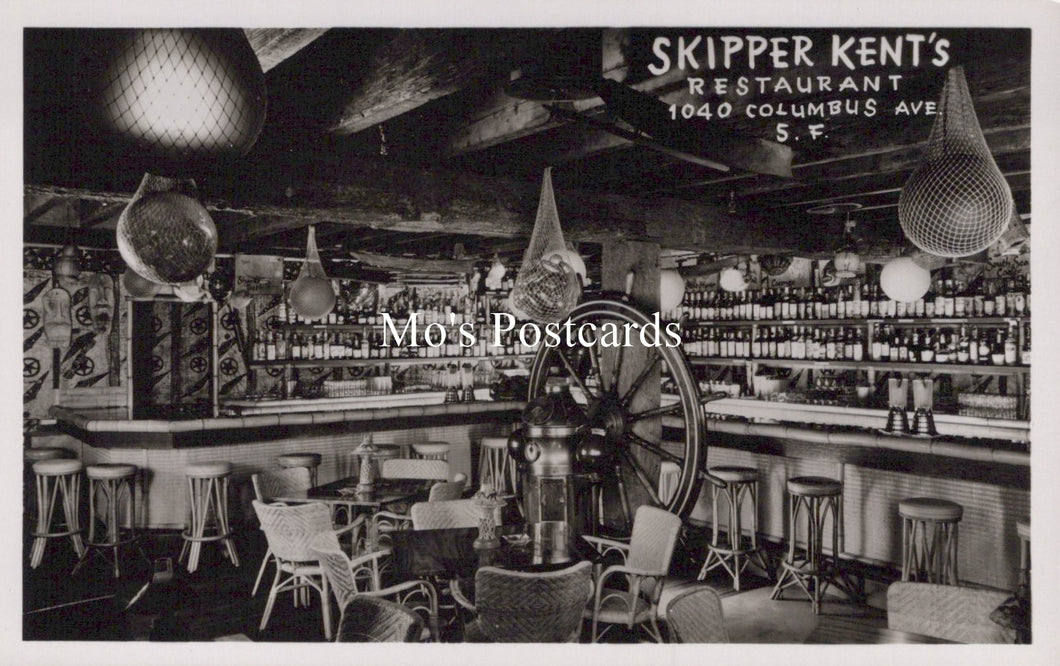 America Postcard - Skipper Kent's Restaurant, San Francisco  SW18583