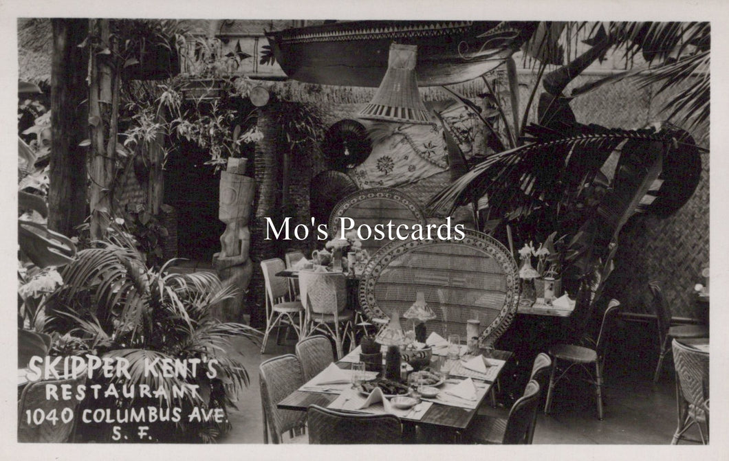 America Postcard - Skipper Kent's Restaurant, San Francisco  SW18585