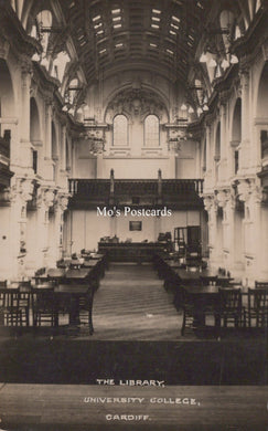 Wales Postcard - The Library, University College, Cardiff  SW18617