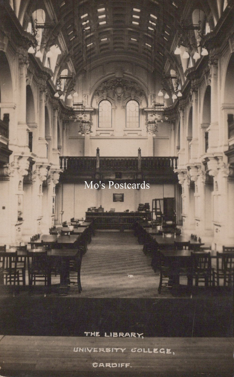 Wales Postcard - The Library, University College, Cardiff  SW18617