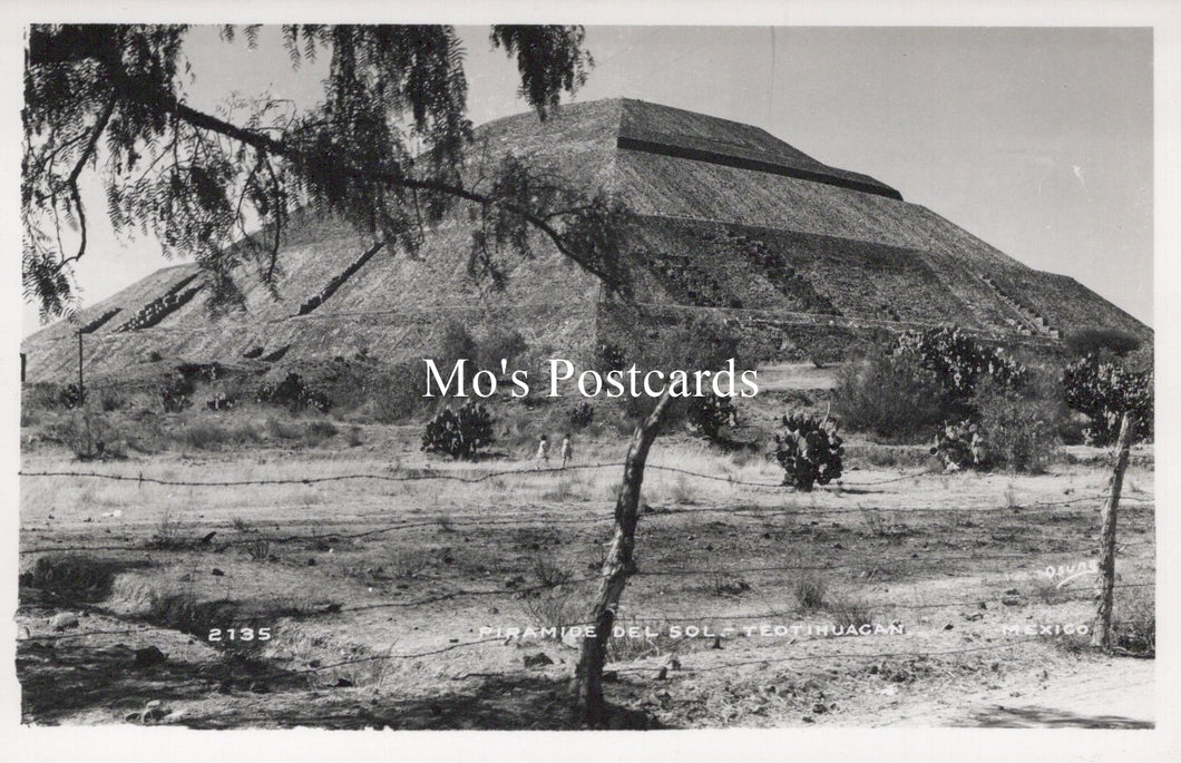 Mexico Postcard - Piramide Del Sol, Teotihuacan  SW19052