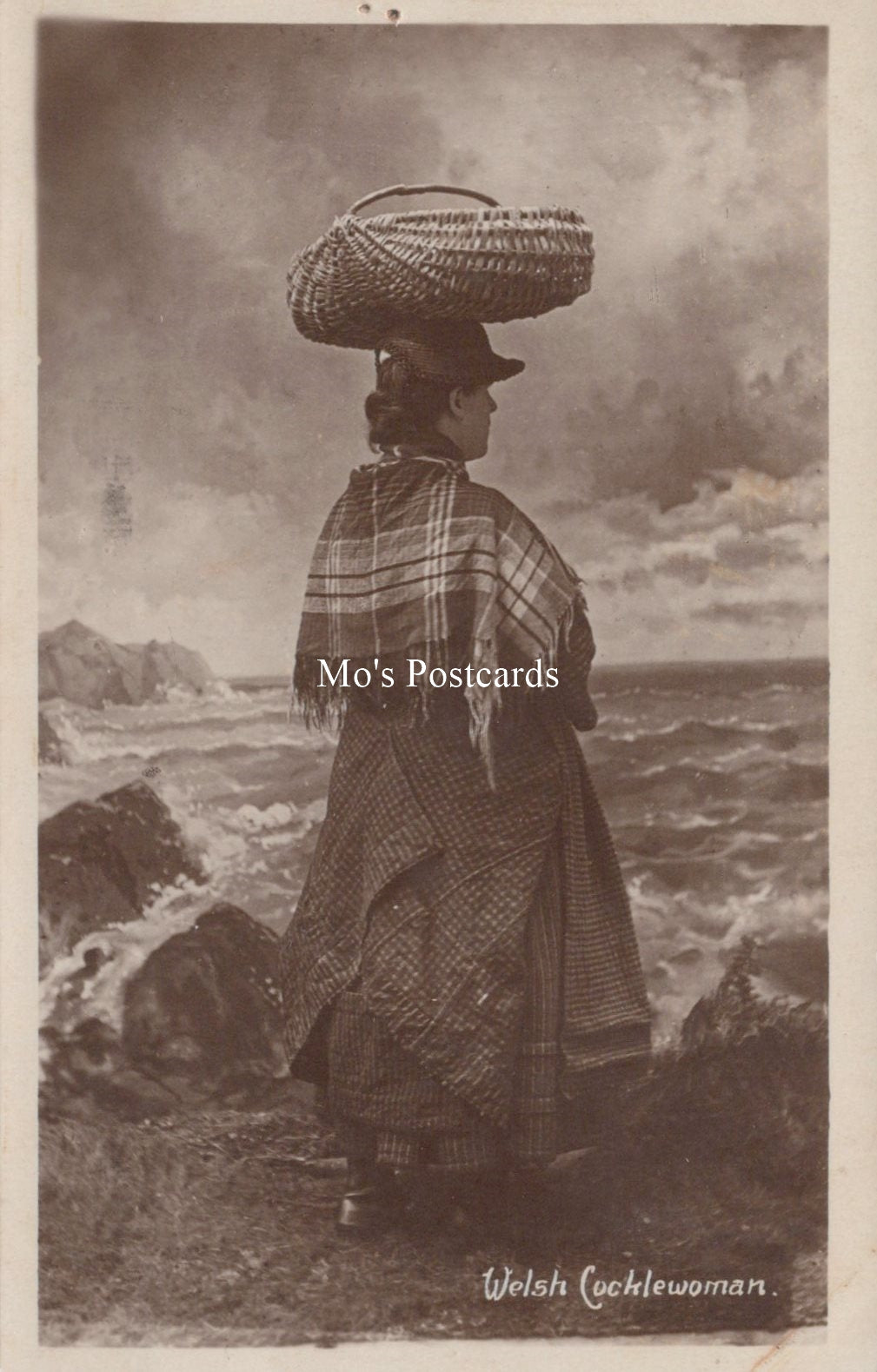 Occupations Postcard - A Welsh Cocklewoman  SW19059