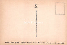 Load image into Gallery viewer, Wales Postcard - Mountains Hotel, Libanus, Brecon   SW19073
