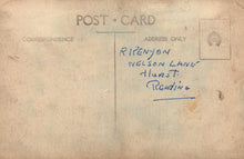 Load image into Gallery viewer, Vintage postcard with handwritten address on a beige background

