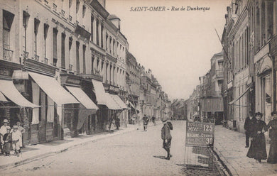 France Postcard - Saint-Omer, Rue De Dunkerque  VT97