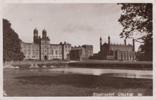 Load image into Gallery viewer, Stonyhurst College with a pond in the foreground

