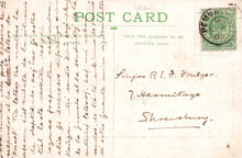 Load image into Gallery viewer, Vintage postcard with handwritten text and a stamp, featuring the word &#39;PENNY&#39;.
