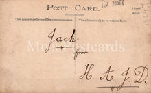 Load image into Gallery viewer, Vintage postcard with handwritten text and &#39;Moss Postcards&#39; branding.
