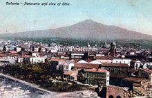 Load image into Gallery viewer, Italy Postcard - Catania, Panorama and View of Etna  SW18174
