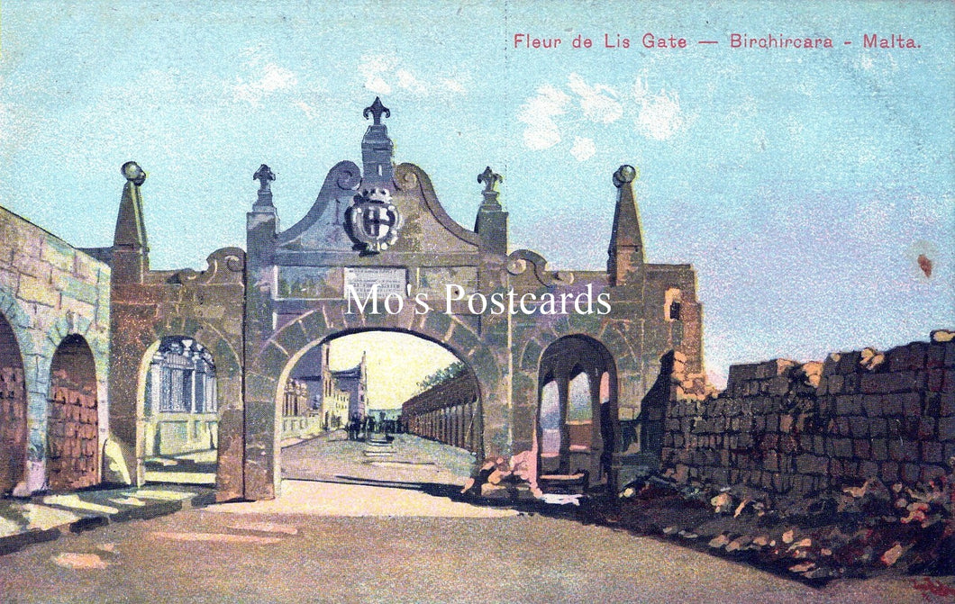 Malta Postcard - Fleur De Lis Gate, Birchircara  SW18185