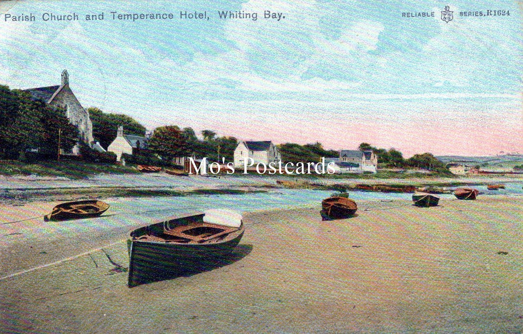 Scotland Postcard - Isle of Arran, Whiting Bay, Temperance Hotel  SW18189