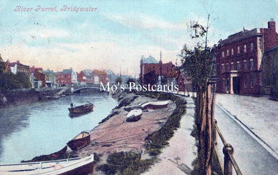 Somerset Postcard - River Parret, Bridgwater   SW18191