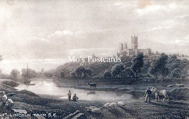 Lincolnshire Postcard - Lincoln From The South East  SW18244