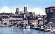 Load image into Gallery viewer, Lincolnshire Postcard - Lincoln, The Cathedral From Brayford  SW18433
