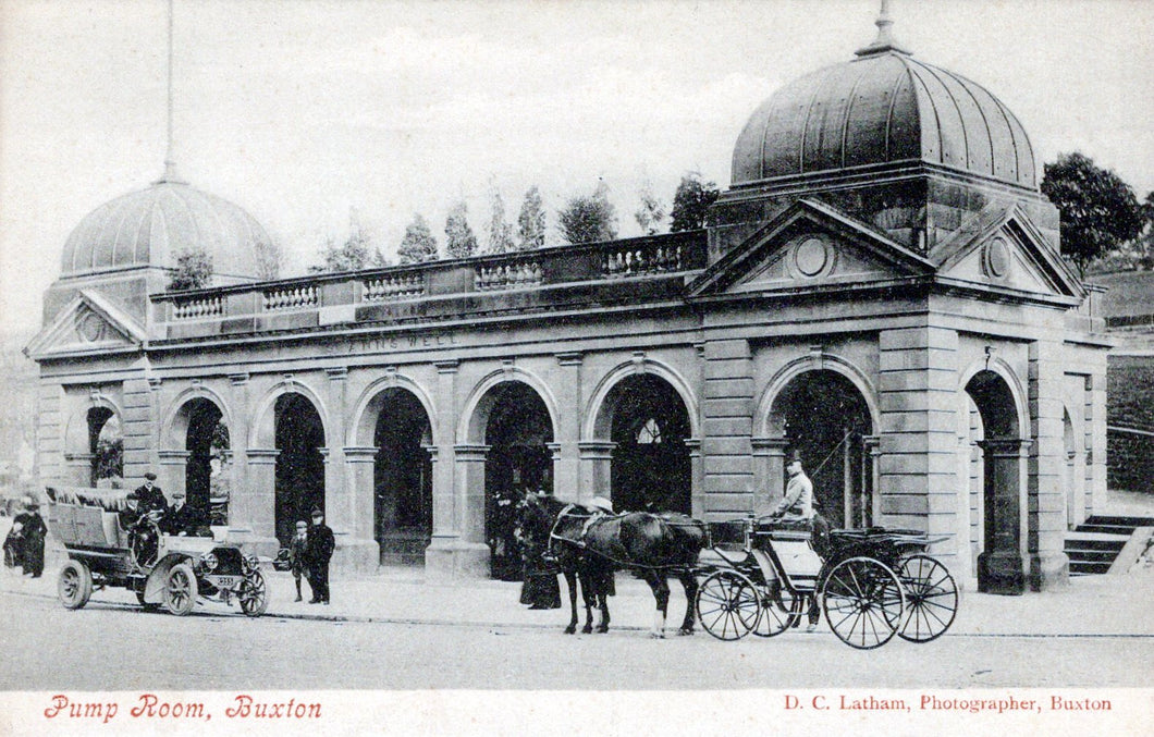 Derbyshire Postcard - Pump Room, Buxton   SW18455