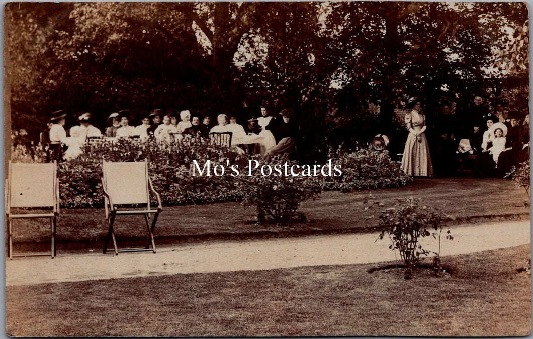 Ancestors Postcard - Garden Tea Party With Servants  SW16971